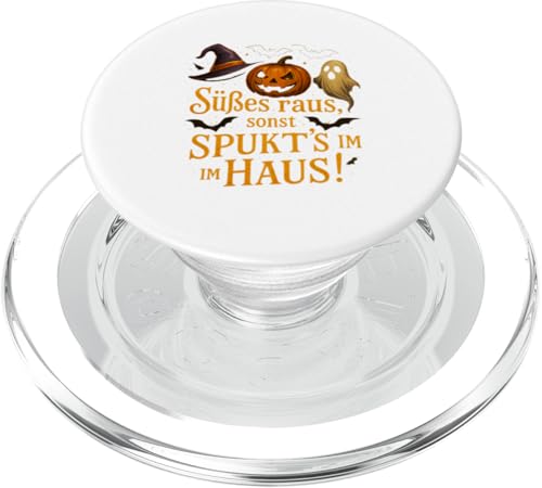 Halloween Design – Süßes raus sonst spukt's im Haus PopSockets PopGrip für MagSafe Halloween Design – Süßes raus sonst spukt's im Haus PopSockets PopGrip für MagSafe von Halloween Designs von C.B.L.