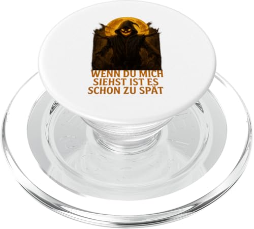Halloween Design Wenn du mich siehst ist es zu spät PopSockets PopGrip für MagSafe Halloween Design Wenn du mich siehst ist es zu spät PopSockets PopGrip für MagSafe von Halloween Designs von C.B.L.
