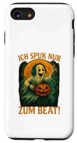 Ich spuk nur zum Beat Hülle für iPhone SE (2020) / 7 / 8 von Halloween Designs von C.B.L.