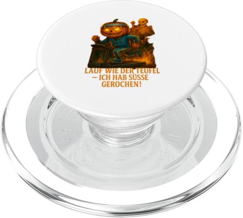 Lauf wie der Teufel ich hab Süßes gerochen PopSockets PopGrip für MagSafe Lauf wie der Teufel ich hab Süßes gerochen PopSockets PopGrip für MagSafe von Halloween Designs von C.B.L.