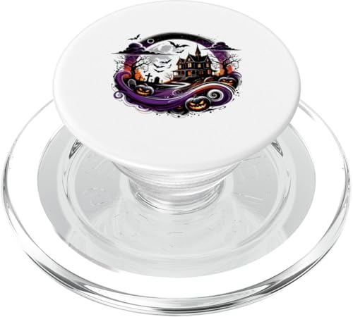 Spukhaus mit Kürbissen – Magisches Halloween Design PopSockets PopGrip für MagSafe Spukhaus mit Kürbissen – Magisches Halloween Design PopSockets PopGrip für MagSafe von Halloween Designs von C.B.L.