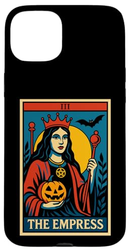 The Empress Tarotkarte Gothic Halloween Sensenmann Okkult Hülle für iPhone 15 Plus The Empress Tarotkarte Gothic Halloween Sensenmann Okkult Hülle für iPhone 15 Plus von Halloween Tarot Garb