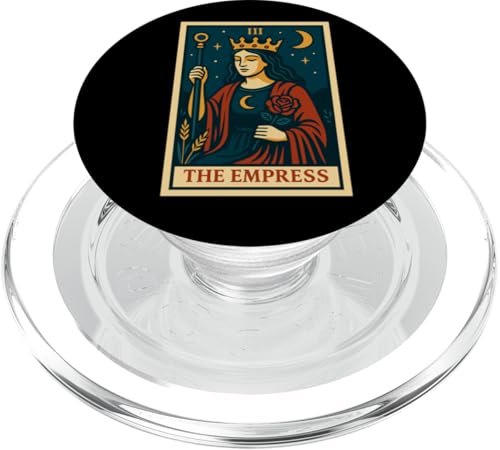 The Empress Tarotkarte Gothic Halloween Sensenmann Okkult PopSockets PopGrip für MagSafe The Empress Tarotkarte Gothic Halloween Sensenmann Okkult PopSockets PopGrip für MagSafe von Halloween Tarot Garb