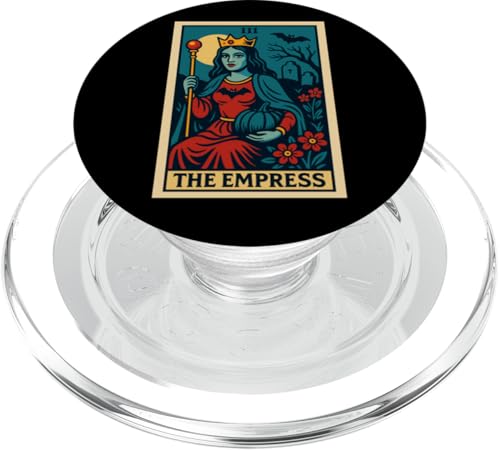 The Empress Tarotkarte Gothic Halloween Sensenmann Okkult PopSockets PopGrip für MagSafe The Empress Tarotkarte Gothic Halloween Sensenmann Okkult PopSockets PopGrip für MagSafe von Halloween Tarot Garb
