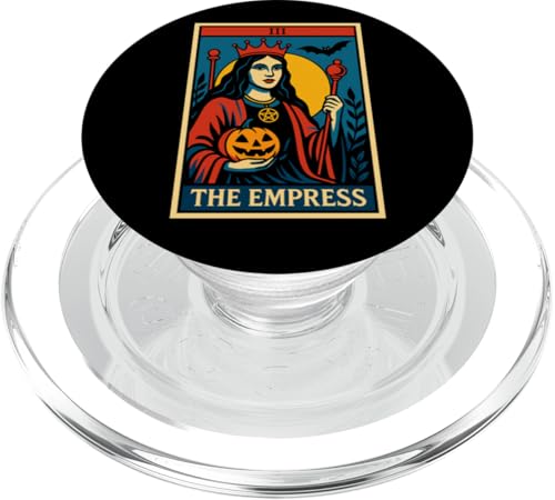 The Empress Tarotkarte Gothic Halloween Sensenmann Okkult PopSockets PopGrip für MagSafe The Empress Tarotkarte Gothic Halloween Sensenmann Okkult PopSockets PopGrip für MagSafe von Halloween Tarot Garb