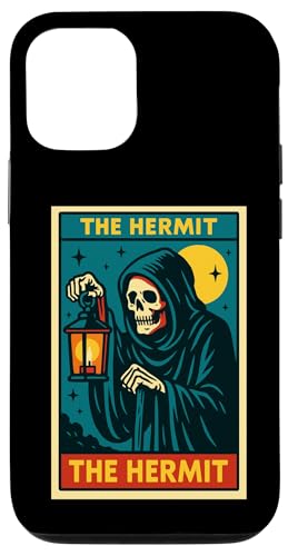 The Hermit Tarotkarte Gothic Halloween Sensenmann Okkult Hülle für iPhone 12/12 Pro The Hermit Tarotkarte Gothic Halloween Sensenmann Okkult Hülle für iPhone 12/12 Pro von Halloween Tarot Garb