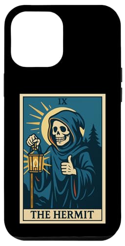 The Hermit Tarotkarte Gothic Halloween Sensenmann Okkult Hülle für iPhone 12 Pro Max The Hermit Tarotkarte Gothic Halloween Sensenmann Okkult Hülle für iPhone 12 Pro Max von Halloween Tarot Garb