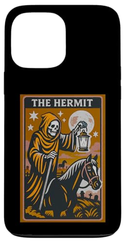 The Hermit Tarotkarte Gothic Halloween Sensenmann Okkult Hülle für iPhone 13 Pro Max The Hermit Tarotkarte Gothic Halloween Sensenmann Okkult Hülle für iPhone 13 Pro Max von Halloween Tarot Garb