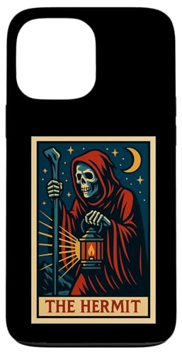The Hermit Tarotkarte Gothic Halloween Sensenmann Okkult Hülle für iPhone 13 Pro Max The Hermit Tarotkarte Gothic Halloween Sensenmann Okkult Hülle für iPhone 13 Pro Max von Halloween Tarot Garb