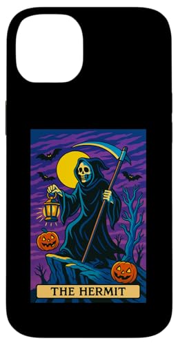 The Hermit Tarotkarte Gothic Halloween Sensenmann Okkult Hülle für iPhone 14 Plus The Hermit Tarotkarte Gothic Halloween Sensenmann Okkult Hülle für iPhone 14 Plus von Halloween Tarot Garb
