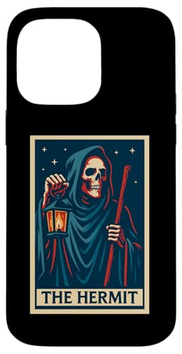 The Hermit Tarotkarte Gothic Halloween Sensenmann Okkult Hülle für iPhone 14 Pro Max The Hermit Tarotkarte Gothic Halloween Sensenmann Okkult Hülle für iPhone 14 Pro Max von Halloween Tarot Garb