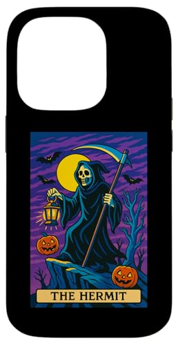 The Hermit Tarotkarte Gothic Halloween Sensenmann Okkult Hülle für iPhone 14 Pro The Hermit Tarotkarte Gothic Halloween Sensenmann Okkult Hülle für iPhone 14 Pro von Halloween Tarot Garb