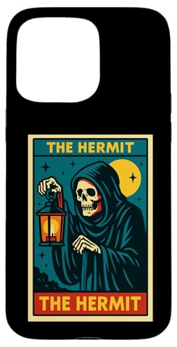 The Hermit Tarotkarte Gothic Halloween Sensenmann Okkult Hülle für iPhone 15 Pro Max The Hermit Tarotkarte Gothic Halloween Sensenmann Okkult Hülle für iPhone 15 Pro Max von Halloween Tarot Garb