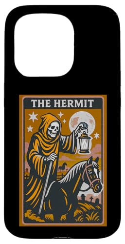 The Hermit Tarotkarte Gothic Halloween Sensenmann Okkult Hülle für iPhone 15 Pro The Hermit Tarotkarte Gothic Halloween Sensenmann Okkult Hülle für iPhone 15 Pro von Halloween Tarot Garb