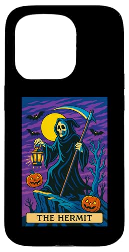 The Hermit Tarotkarte Gothic Halloween Sensenmann Okkult Hülle für iPhone 15 Pro The Hermit Tarotkarte Gothic Halloween Sensenmann Okkult Hülle für iPhone 15 Pro von Halloween Tarot Garb