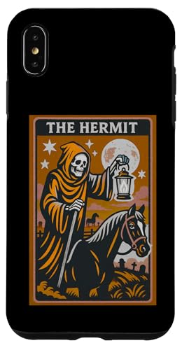 The Hermit Tarotkarte Gothic Halloween Sensenmann Okkult Hülle für iPhone XS Max The Hermit Tarotkarte Gothic Halloween Sensenmann Okkult Hülle für iPhone XS Max von Halloween Tarot Garb
