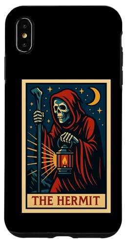The Hermit Tarotkarte Gothic Halloween Sensenmann Okkult Hülle für iPhone XS Max von Halloween Tarot Garb
