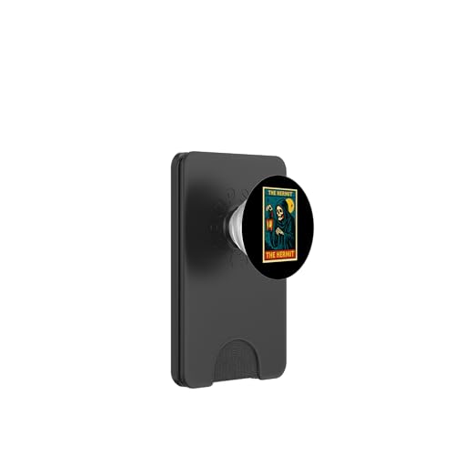 The Hermit Tarotkarte Gothic Halloween Sensenmann Okkult PopSockets PopWallet für MagSafe The Hermit Tarotkarte Gothic Halloween Sensenmann Okkult PopSockets PopWallet für MagSafe von Halloween Tarot Garb
