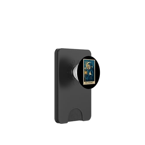 The Hermit Tarotkarte Gothic Halloween Sensenmann Okkult PopSockets PopWallet für MagSafe The Hermit Tarotkarte Gothic Halloween Sensenmann Okkult PopSockets PopWallet für MagSafe von Halloween Tarot Garb