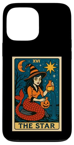 The Star Tarotkarte Halloween Meerjungfrau Gothic Hexe Horror Hülle für iPhone 13 Pro Max von Halloween Tarot Garb