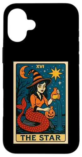 The Star Tarotkarte Halloween Meerjungfrau Gothic Hexe Horror Hülle für iPhone 16 Plus The Star Tarotkarte Halloween Meerjungfrau Gothic Hexe Horror Hülle für iPhone 16 Plus von Halloween Tarot Garb