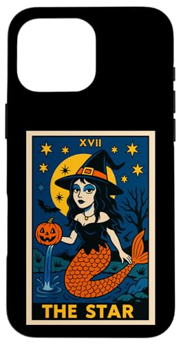 The Star Tarotkarte Halloween Meerjungfrau Gothic Hexe Horror Hülle für iPhone 16 Pro Max The Star Tarotkarte Halloween Meerjungfrau Gothic Hexe Horror Hülle für iPhone 16 Pro Max von Halloween Tarot Garb