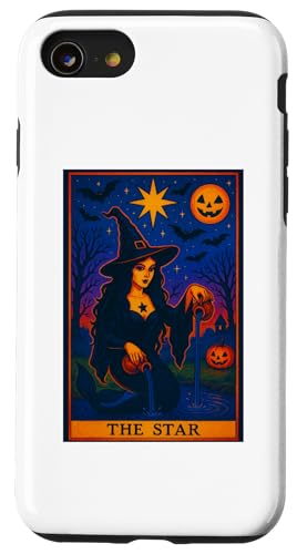 The Star Tarotkarte Halloween Meerjungfrau Gothic Hexe Horror Hülle für iPhone SE (2020) / 7 / 8 von Halloween Tarot Garb