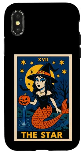 The Star Tarotkarte Halloween Meerjungfrau Gothic Hexe Horror Hülle für iPhone X/XS The Star Tarotkarte Halloween Meerjungfrau Gothic Hexe Horror Hülle für iPhone X/XS von Halloween Tarot Garb