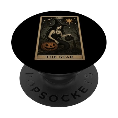 The Star Tarotkarte Halloween Meerjungfrau Gothic Hexe Horror PopSockets Klebender PopGrip The Star Tarotkarte Halloween Meerjungfrau Gothic Hexe Horror PopSockets Klebender PopGrip von Halloween Tarot Garb