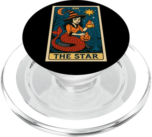 The Star Tarotkarte Halloween Meerjungfrau Gothic Hexe Horror PopSockets PopGrip für MagSafe The Star Tarotkarte Halloween Meerjungfrau Gothic Hexe Horror PopSockets PopGrip für MagSafe von Halloween Tarot Garb