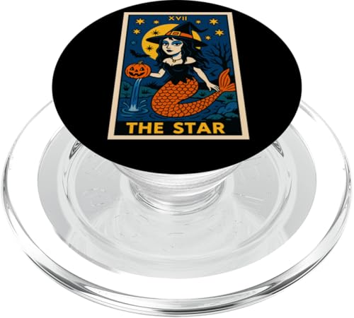The Star Tarotkarte Halloween Meerjungfrau Gothic Hexe Horror PopSockets PopGrip für MagSafe The Star Tarotkarte Halloween Meerjungfrau Gothic Hexe Horror PopSockets PopGrip für MagSafe von Halloween Tarot Garb