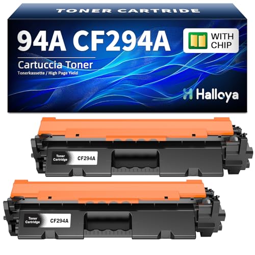 Halloya CF294A Toner Kompatibel für HP 94A CF294A für Laserjet Pro MFP M148dw M148fdw M148, Laserjet Pro M118dw M118 (Schwarz, 2-Pack) von Halloya