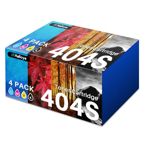 Halloya CLT-404S CLT-P404C CLT-K404S Tonerkartusche Kompatibel für Samsung 404S C404S Y404S M404S Toner für Xpress SL C480W C480FW C430W C480FN C480 C430 C48X C43X Series (4 Pack) von Halloya