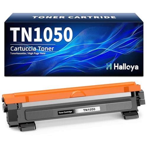 Halloya TN1050 TN 1050 Toner Kompatible für Brother TN-1050 TN 1050 TN1050 für Brother MFC-1910W DCP-1612W DCP-1610W DCP-1510 MFC-1810 HL-1110 HL-1210W DCP-1512 HL-1212W HL-1112 (1 Schwarz) von Halloya