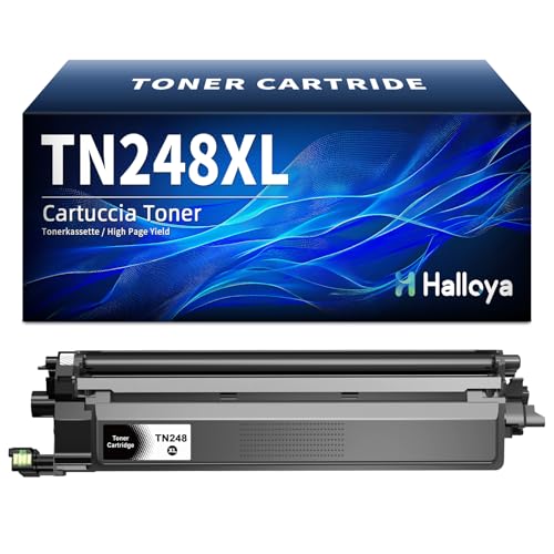 Halloya TN248XL TN-248XL TN-248BK Toner 248 Kompatibel für Brother TN-248 Toner TN-248XL für Brother MFC-L3760CDW Toner MFC-L3740CDW DCP-L3560CDW HL-L3240CDW MFC-L8390CDW DCP-L3520CDW (1 Schwarz) von Halloya