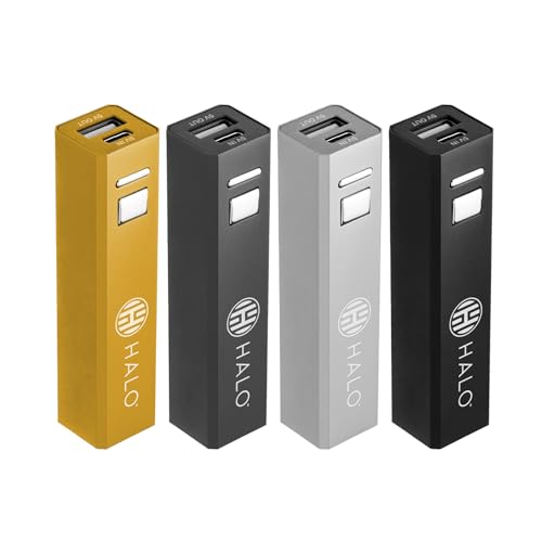 HALO 2.2k Power Bank - Tragbares Handy-Ladegerät - Notfall-Ladung, Power Bank für Unterwegs - 4er Pack von HALO