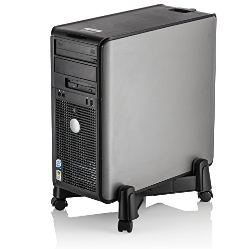 Halter Lz-401 Pc Computer Stand Case Caddy Für Desktop/Tower Fällen Mit Verstellbarer Breite Und 4 Caster Rollen von Halter