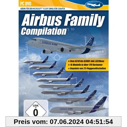 Airbus Family Compilation - AddOn für FS2004/FSX von Halycon