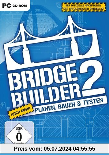 Bridge Builder 2 - Noch mehr planen, bauen, testen (PC) von Halycon