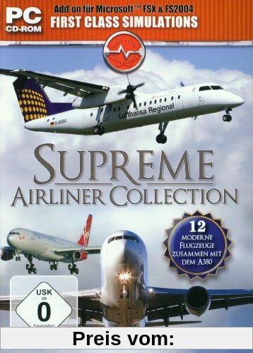 Flight Simulator X - Supreme Airliner Collection (Add on für Microsoft FSX & FS2004) von Halycon