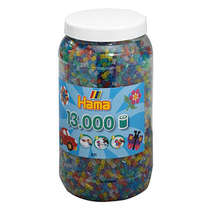Hama® Bügelperlen mehrfarbig, Glitzer 13.000 St. von Hama®