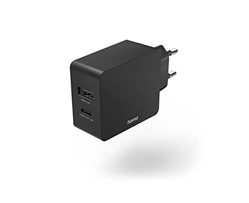 210575 LADEG., 2 FACH USB-C+A, 30W von Hama