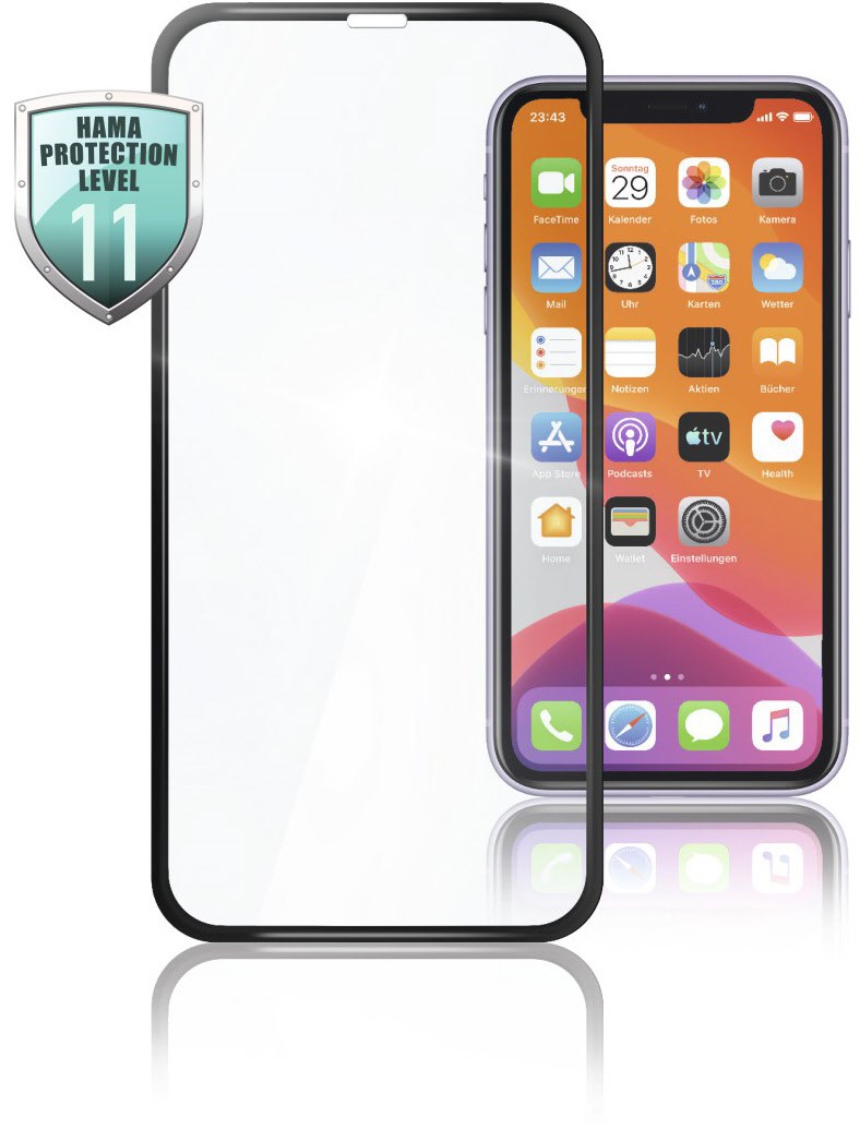 3D-Full-Screen Schutzglas für iPhone 12 mini transparent/schwarz 3D-Full-Screen Schutzglas für iPhone 12 mini transparent/schwarz von Hama