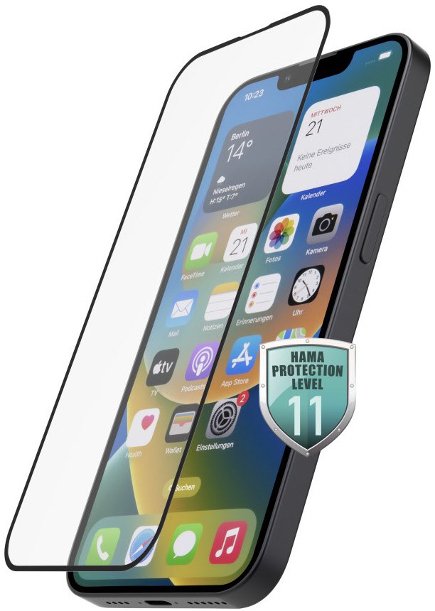 3D-Full-Screen-Schutzglas für iPhone 15 Plus/15 Pro Max schwarz 3D-Full-Screen-Schutzglas für iPhone 15 Plus/15 Pro Max schwarz von Hama