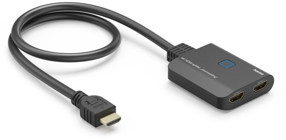 4K HDMI-Splitter schwarz 4K HDMI-Splitter schwarz von Hama