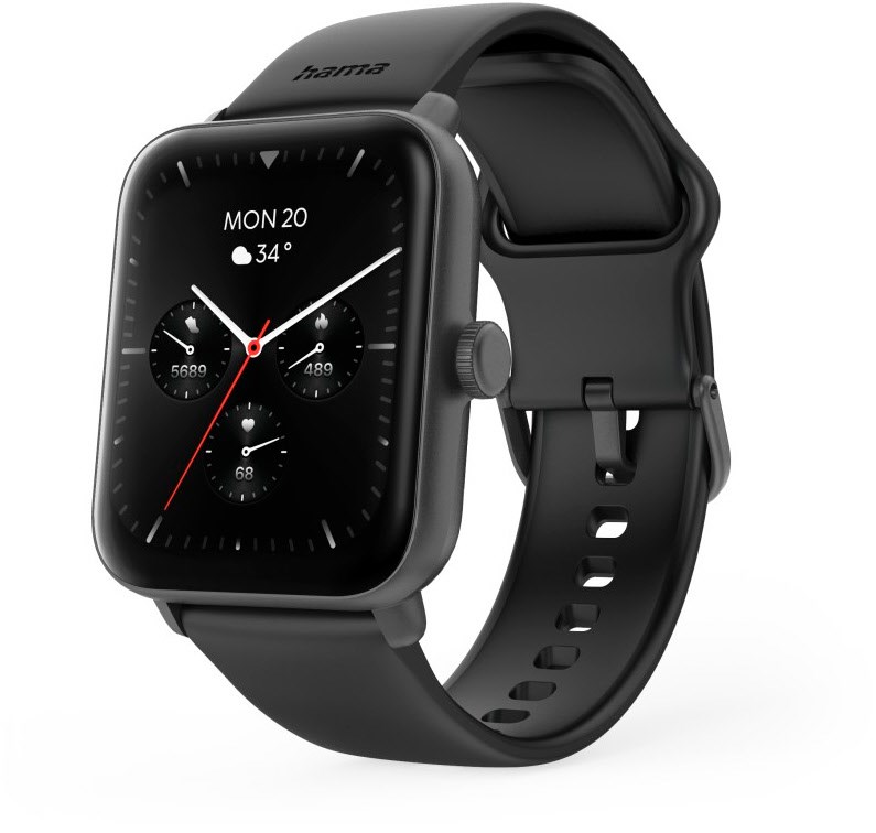 6010 Smartwatch schwarz 6010 Smartwatch schwarz von Hama
