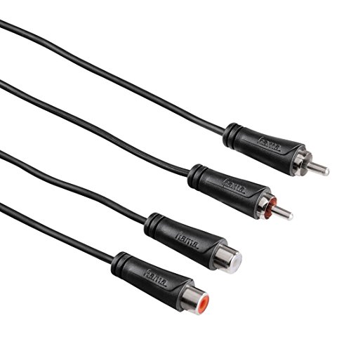 AUDIO CABLE 2 RCA PLG-2 RCA SCKT 5M von Hama