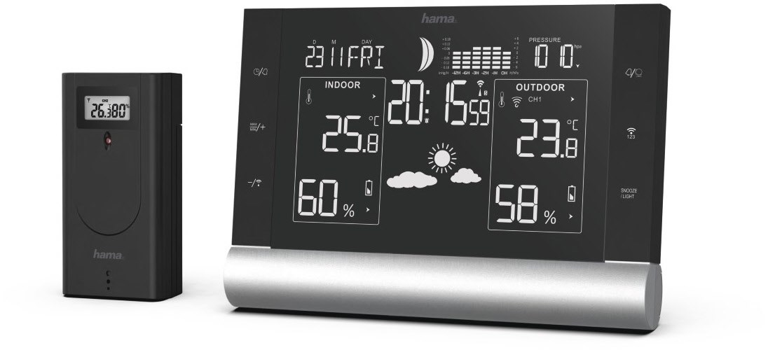 Black Line L Wetterstation Black Line L Wetterstation von Hama