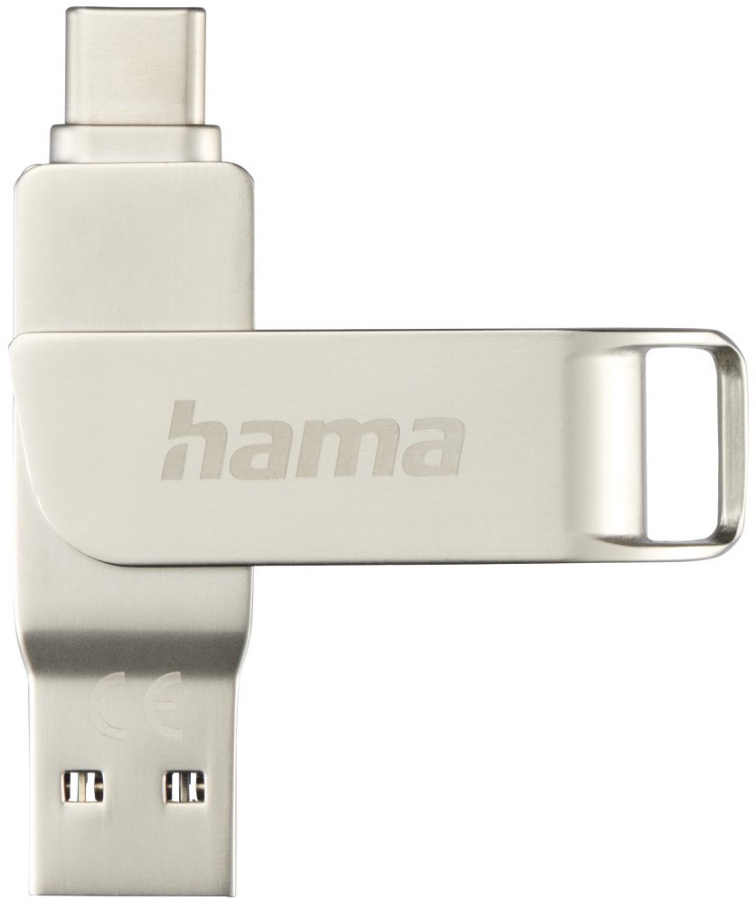 C-Rotate Pro USB-C 3.1 (512GB) Speicherstick silber von Hama