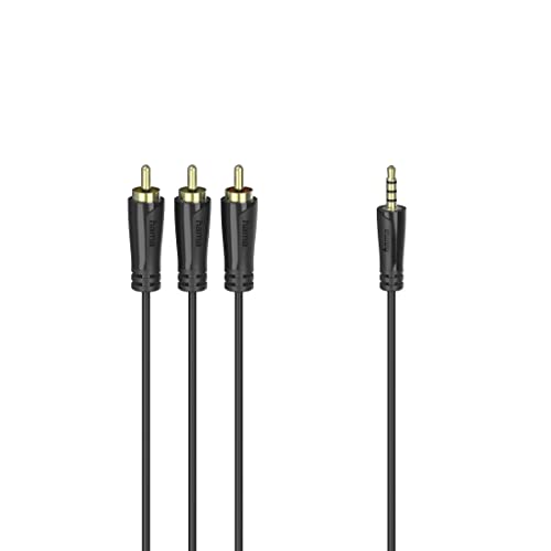 Cavo adattatore Hama Connecting Cable 3.5 mm 4-Pin Jack Plug - 3 RCA Plugs von Hama